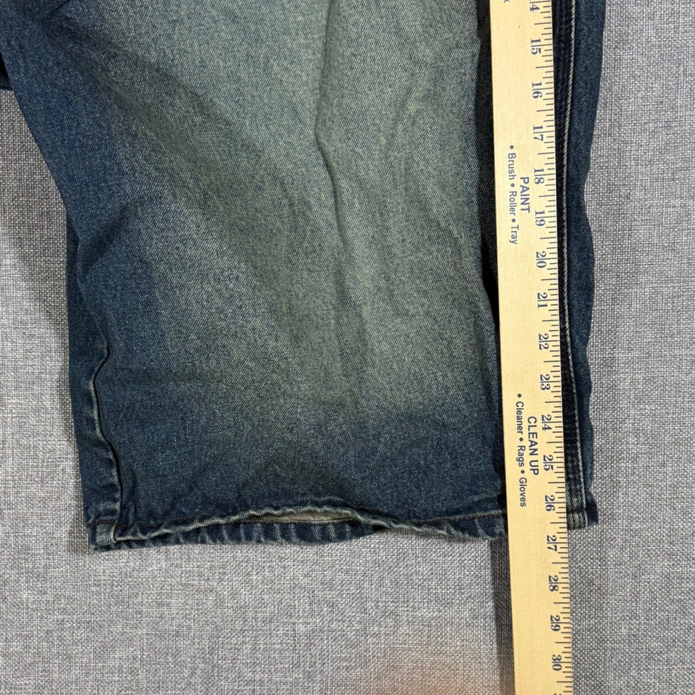VTG Jordan Craig Denim Shorts Mens 44 Blue Baggy Y2K Skater Hip Hop Streetwear - Picture 8 of 8